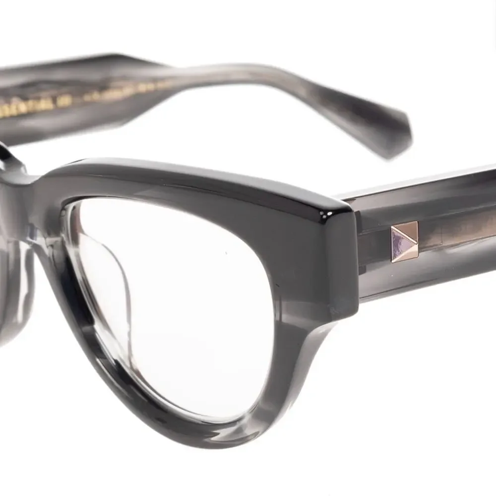 New! Valentino ESSENTIAL III VLX 125A, Chic Black Cat-Eye Glasses, Authentic